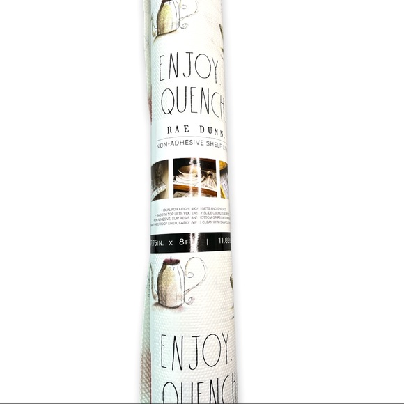 NEW Rae Dunn Non Adhesive Shelf Liner 17.75in x 8ft Non Adhesive Liner Roll - Picture 2 of 5